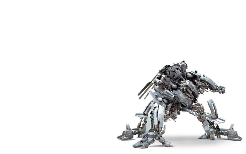 Robotic Transformer Figure — Gray, Neutral