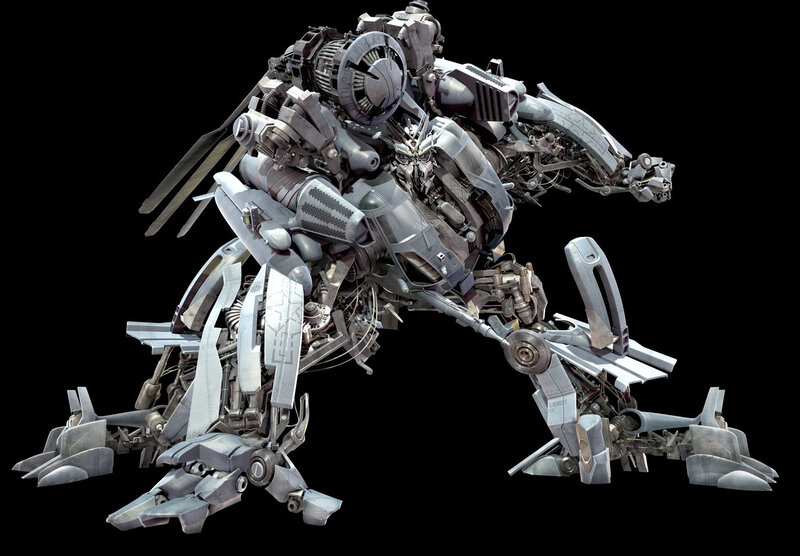 Robotic Transformer — Gray, Intense