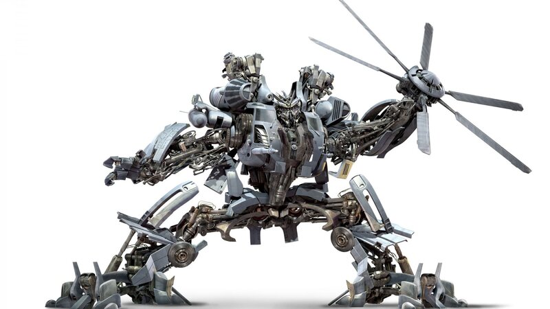 robotic transformer with helicopter