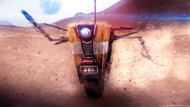 Robotic Vehicle in Desert — Brown