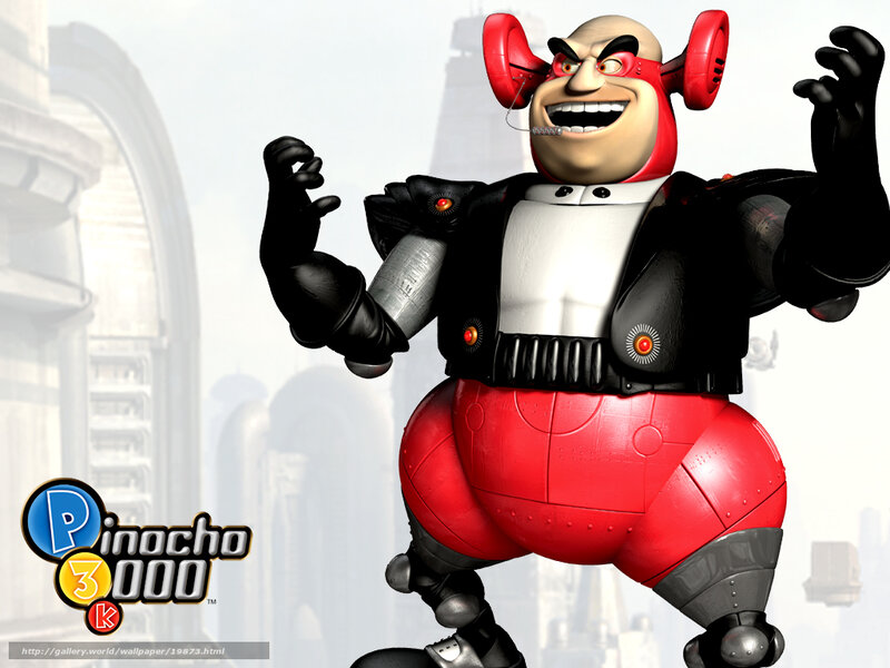 Robotic Villain Character