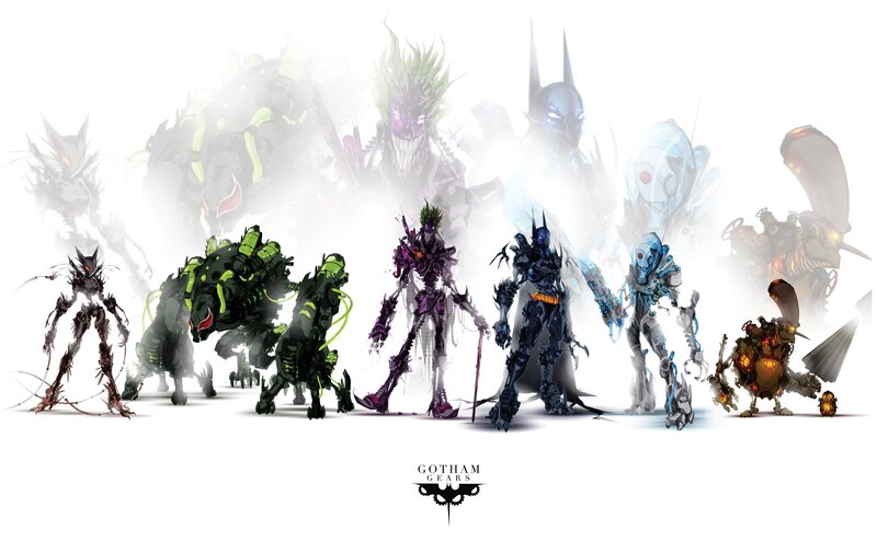 Robotic Villains in Lineup