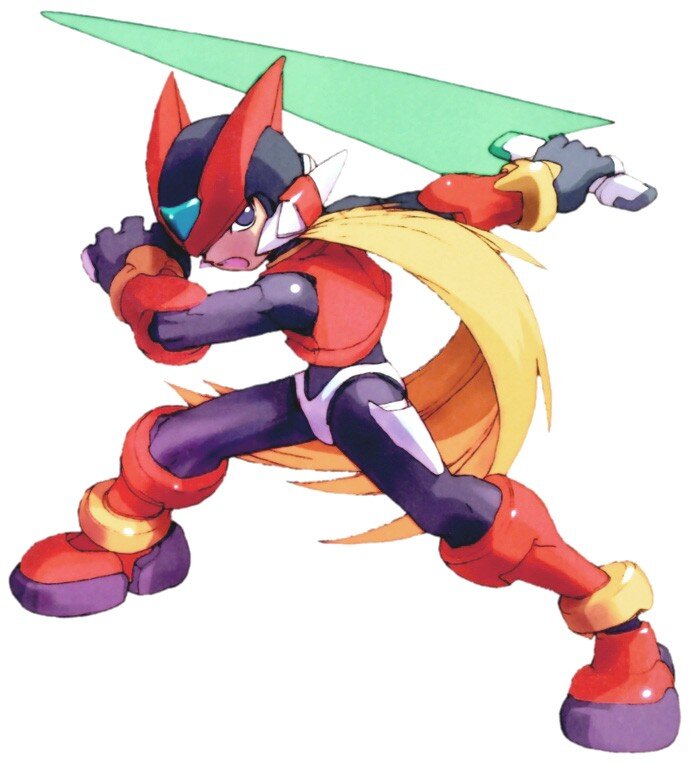 Robotic Warrior Character — Red, Action