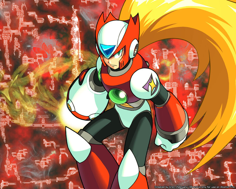 Robotic Warrior Character — Red, Dramatic