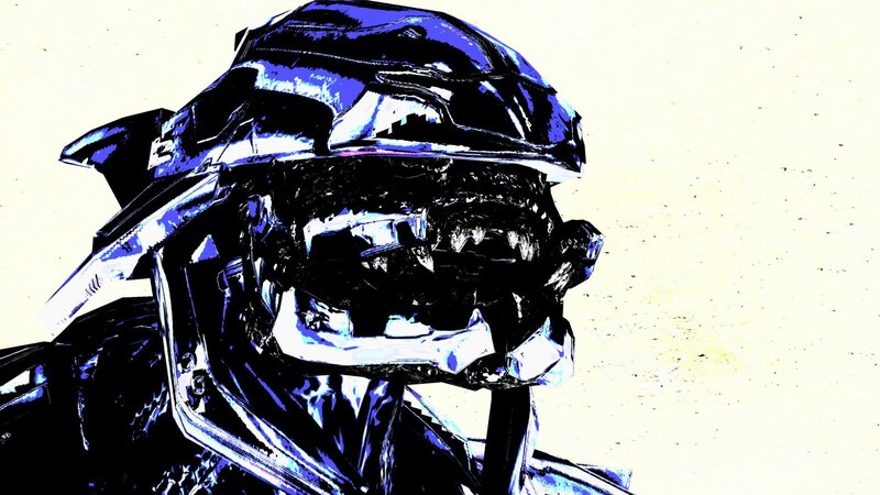 robotic warrior helmet