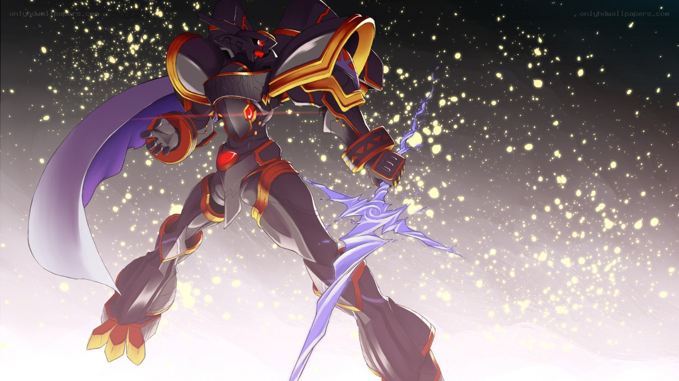 robotic warrior in battle