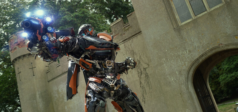 Robotic Warrior in Combat — Gray
