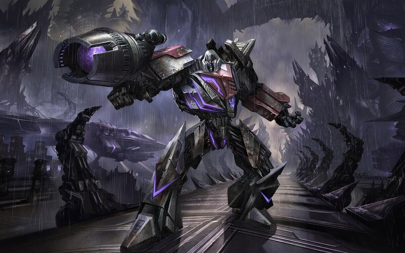 Robotic Warrior in Rain
