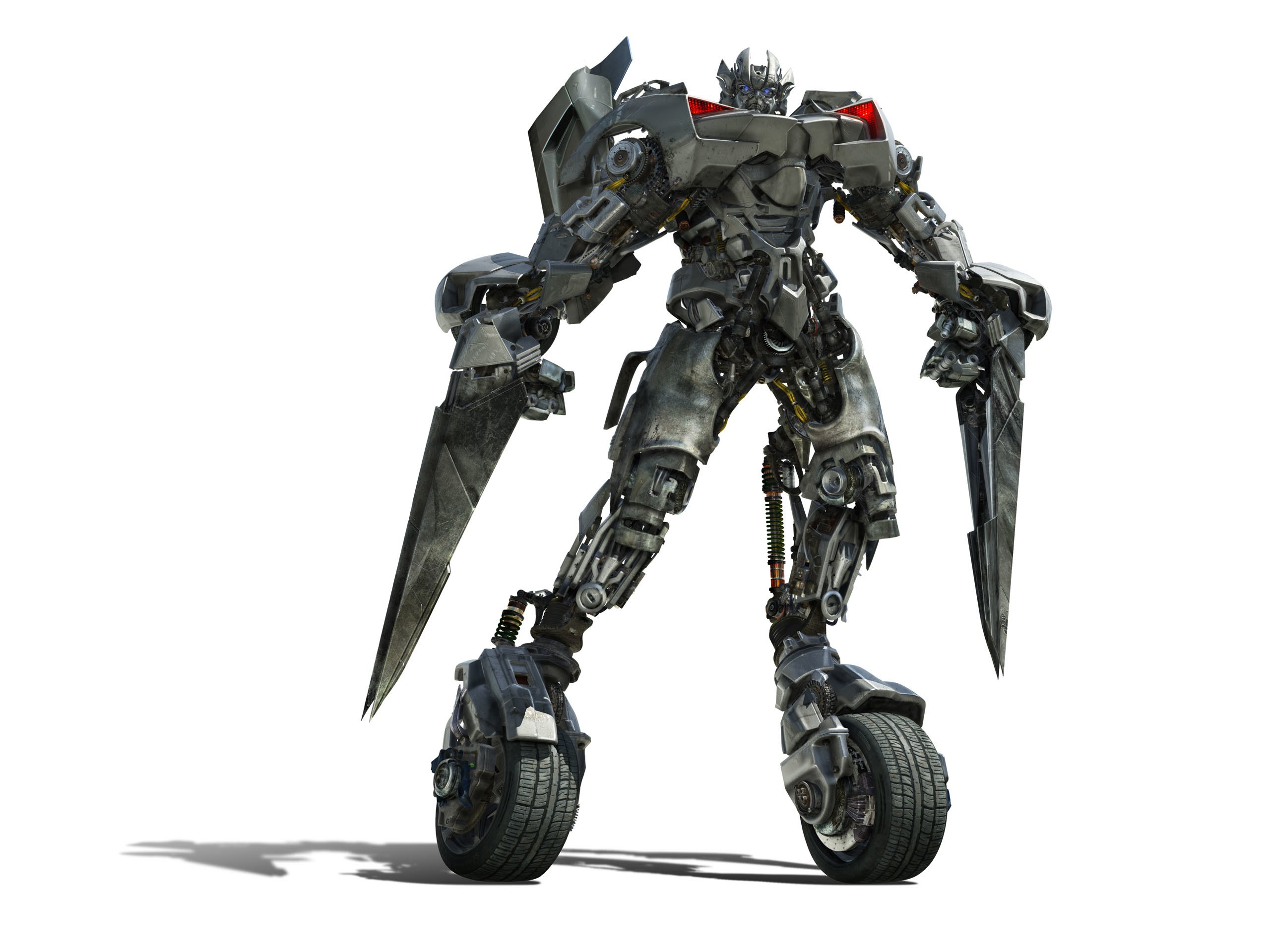 robotic warrior with blades