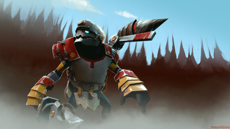 robotic warrior with drill