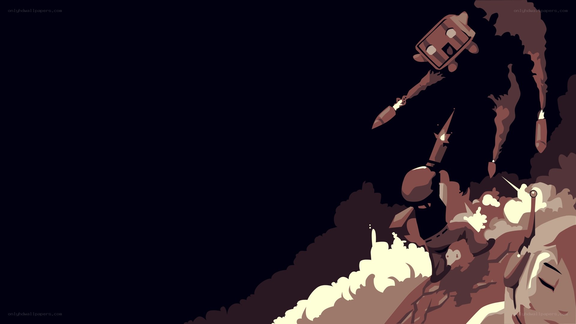 robotic warriors in battle