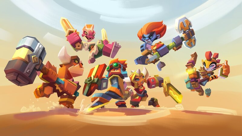 Robotic Warriors in Desert