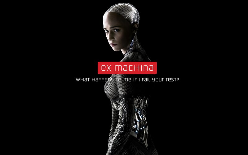 Robotic Woman in Mesh Suit