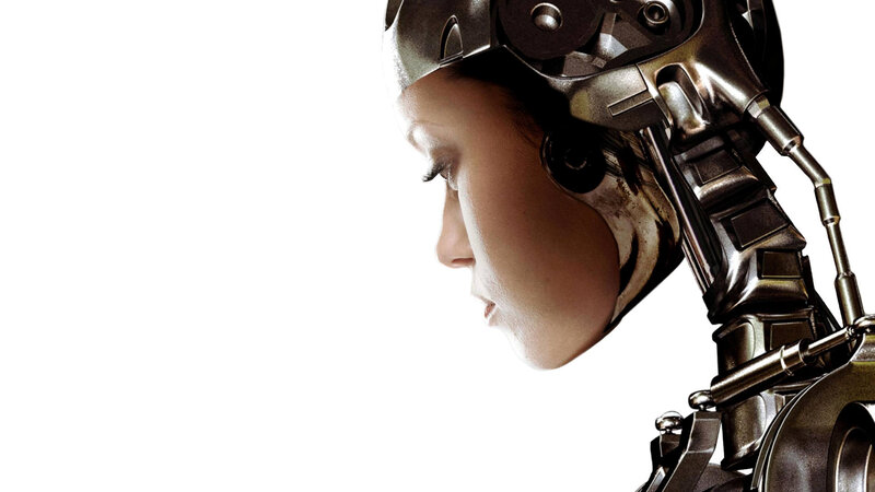 Robotic Woman in Profile