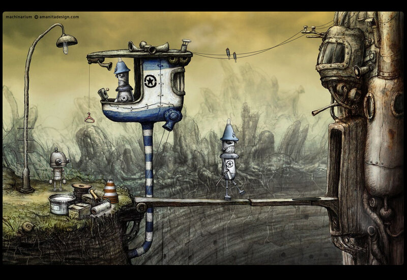robotic world of machinery