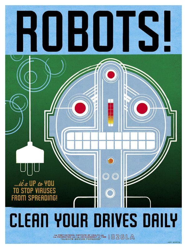 Robots! Clean Your Drives Daily