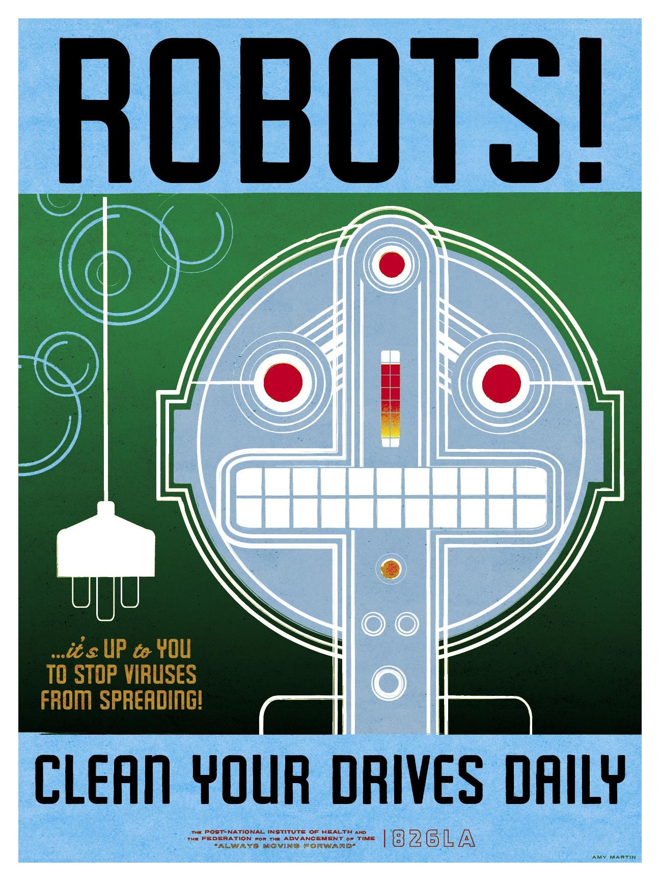 Robots! Clean Your Drives Daily