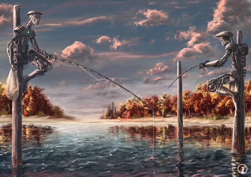 Robots Fishing