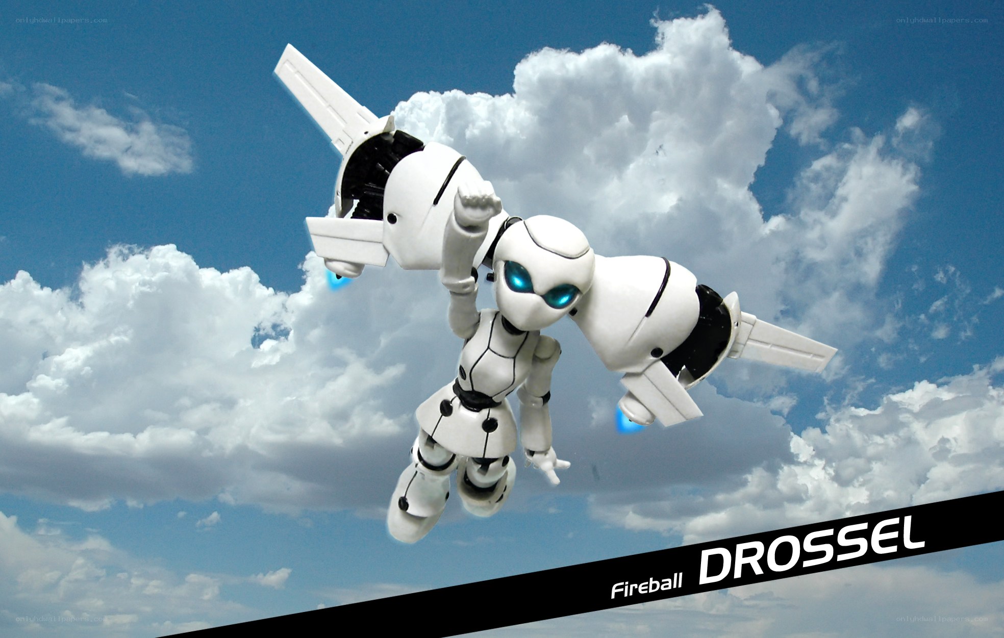 Robots flying in the sky