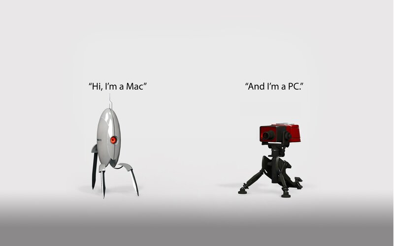 Robots from Portal