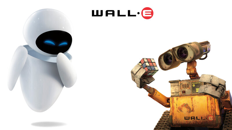 Robots from WALL·E — White, Neutral, 3d Render