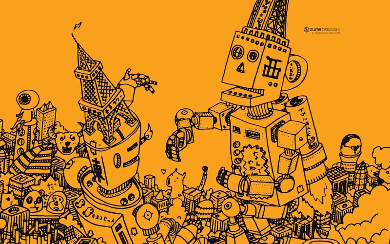 Robots in a City