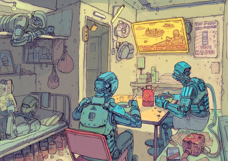 Robots in a Dorm Room