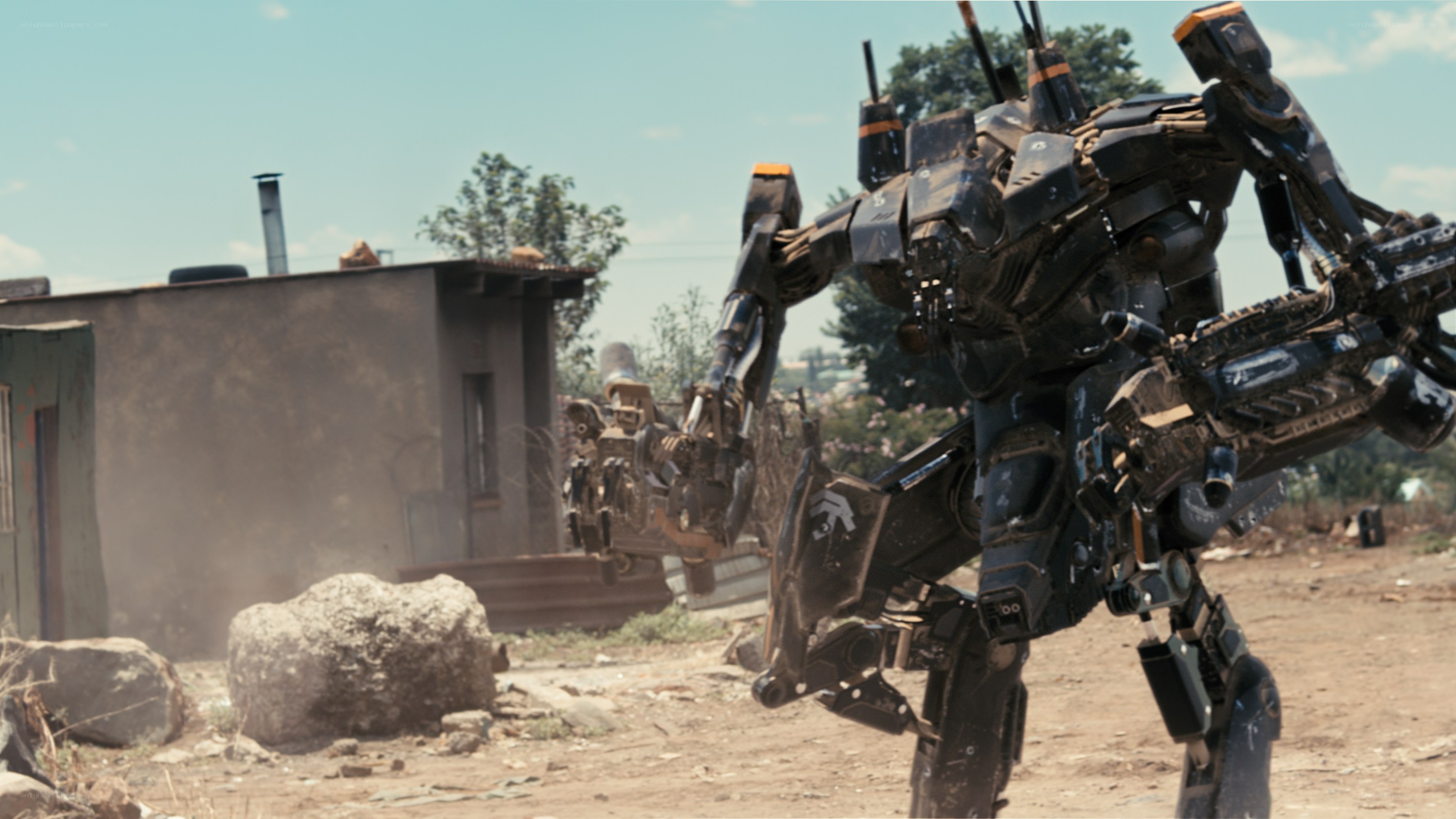 Robots in a dusty village