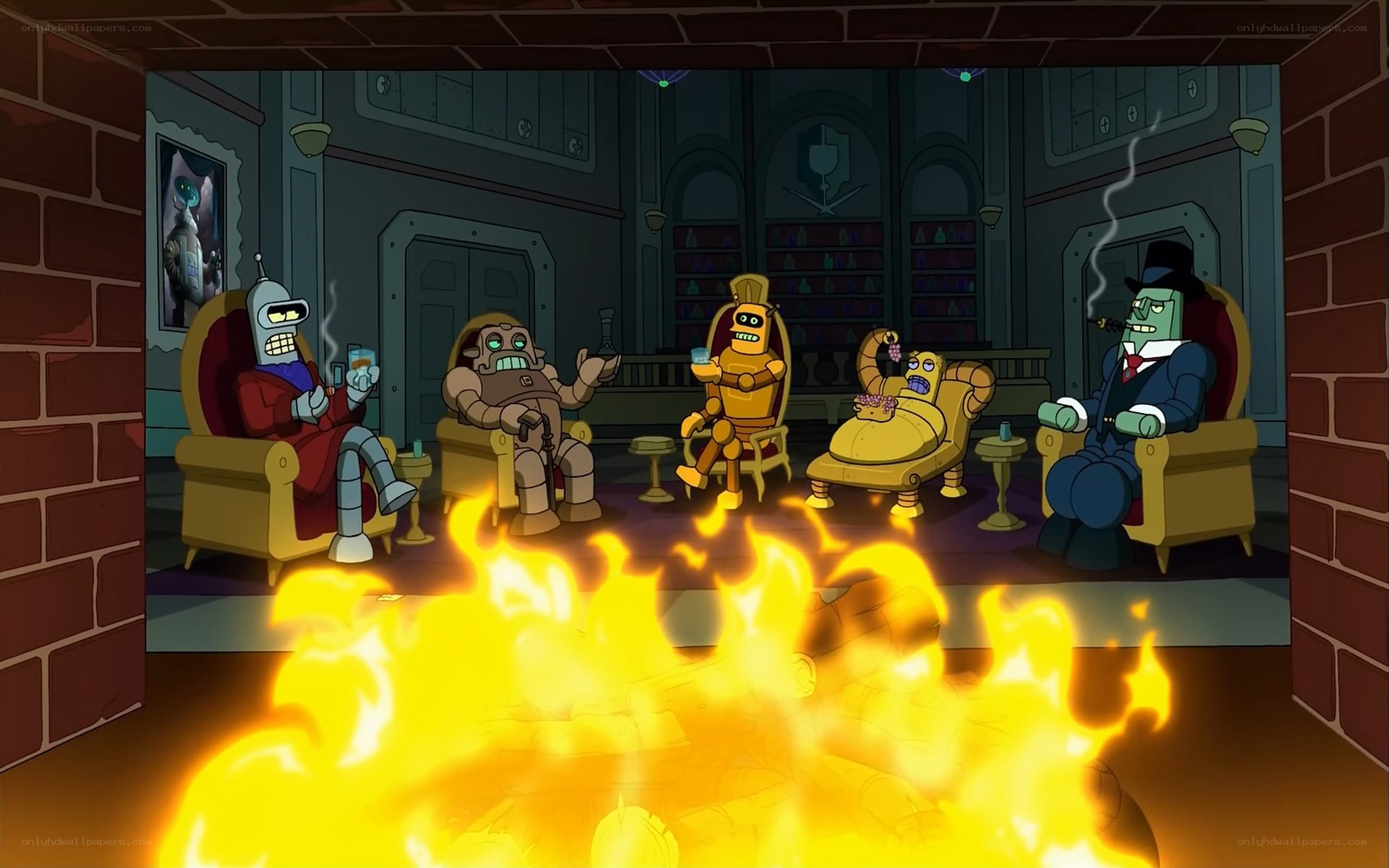 Robots in a lounge room