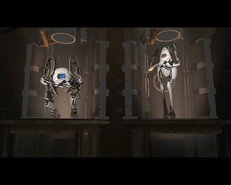 robots in a testing chamber