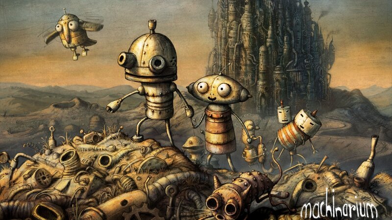 robots in a wasteland