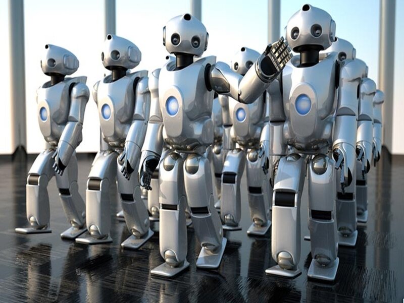 robots in formation