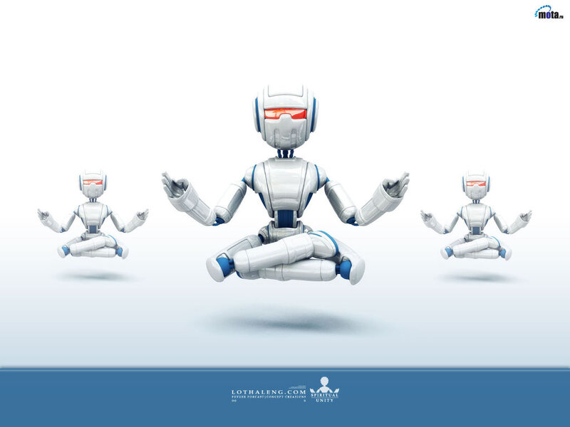 Robots Meditating