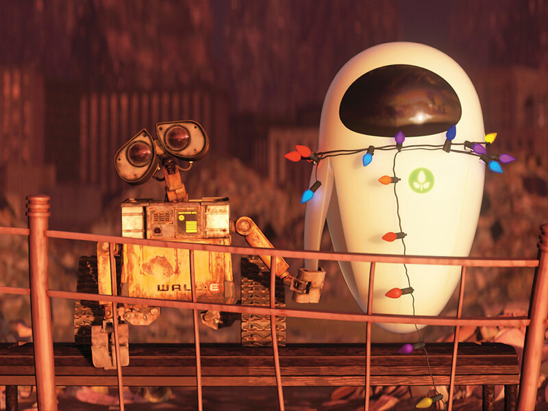 Robots on a Bench — Brown