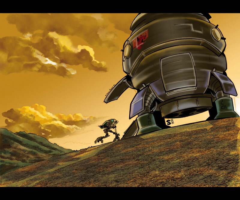 Robots on a Hill — Yellow