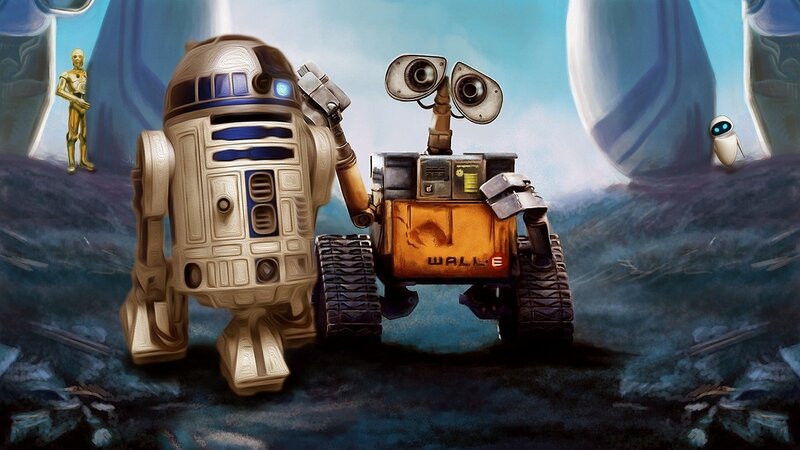 Robots on Alien Planet — Blue