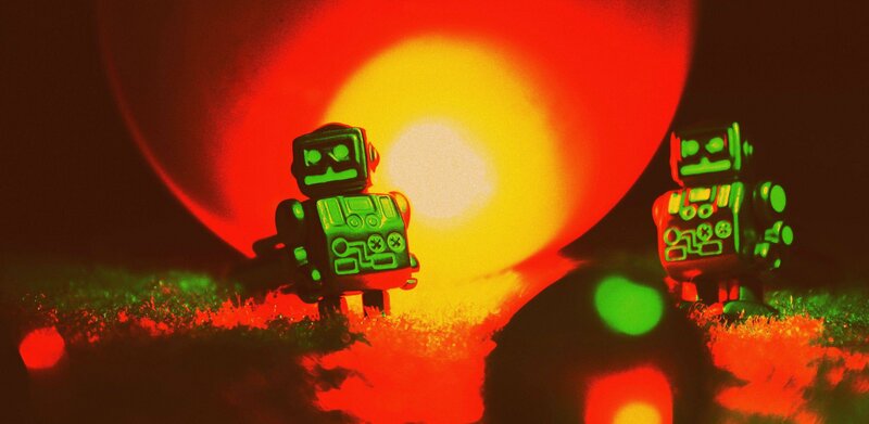 Robots on alien planet