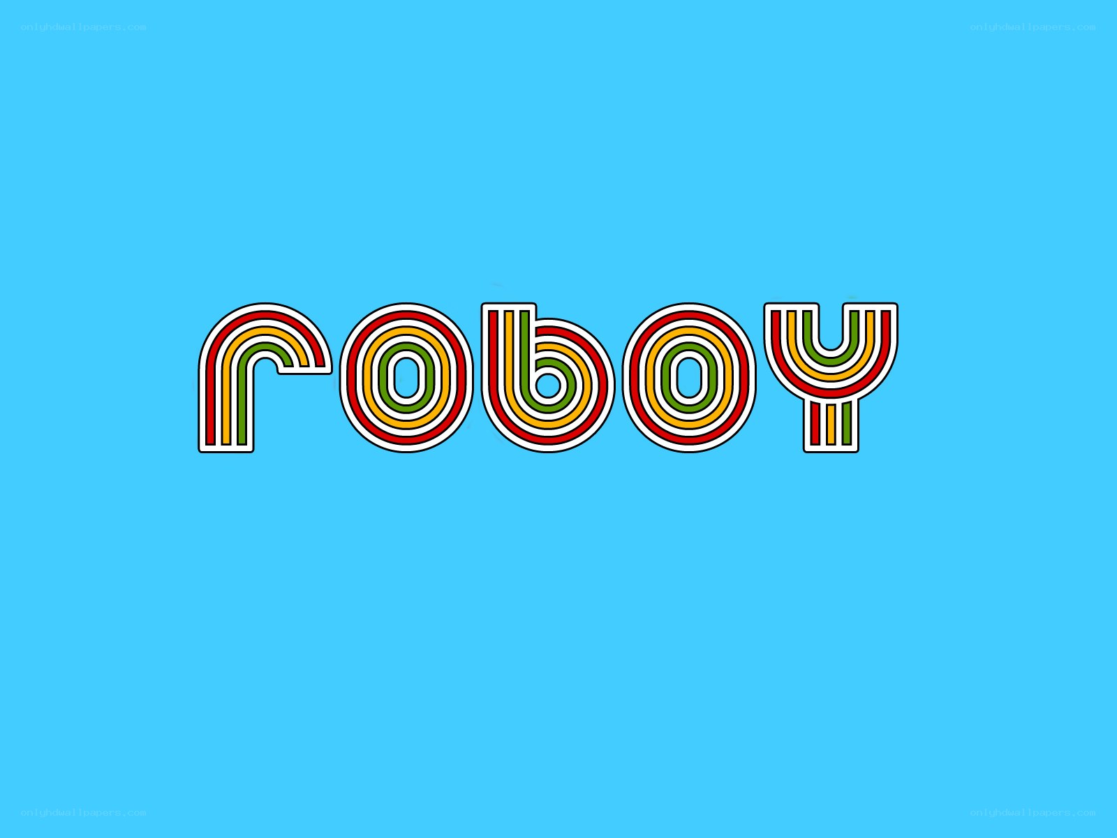 Roboy text logo
