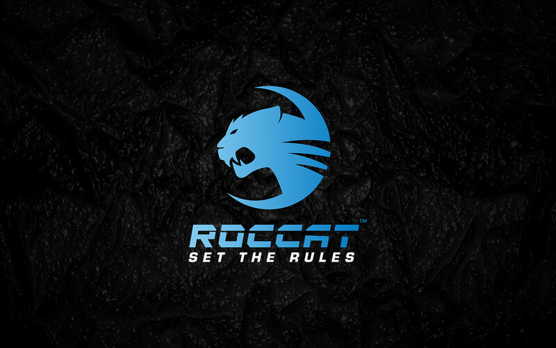Roccat Logo on Black