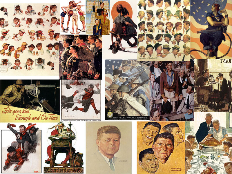 Rochwell art collage