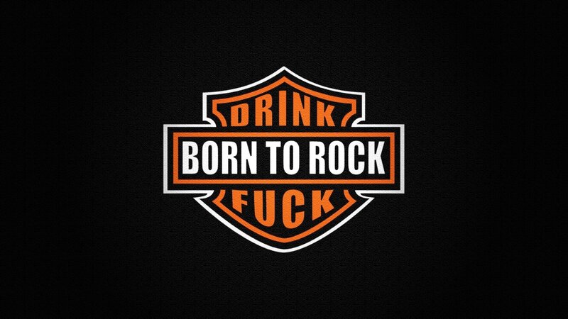 rock and roll logo design