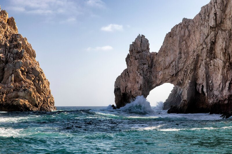Rock Arch at Cabo San Lucas — Blue