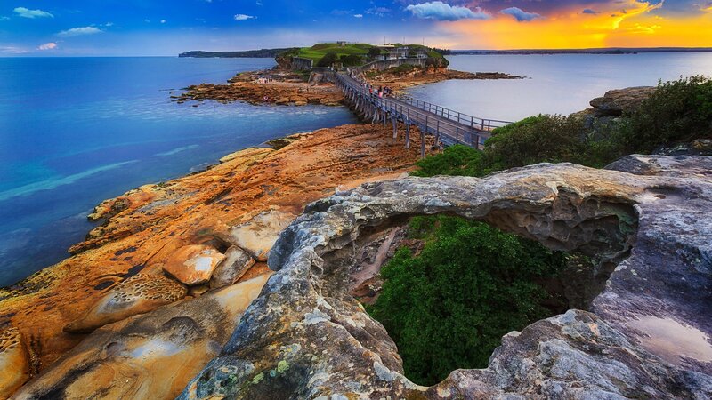 Rock Arch at Coastal Site