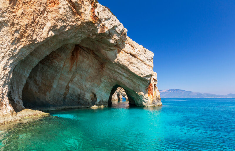 Rock Arch Cave — Blue, Serene