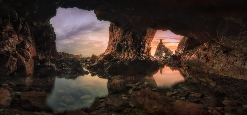 Rock Arch Cave — Purple