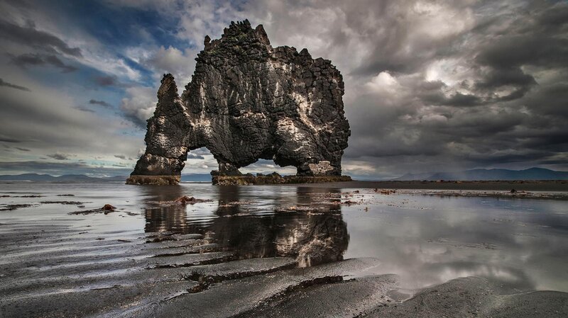 Rock Arch Formation — Gray