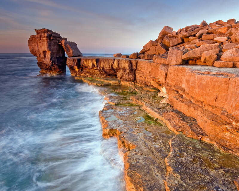 Rock Arch Formation — Orange