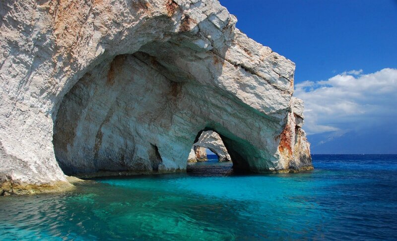 Rock Arch in Sea