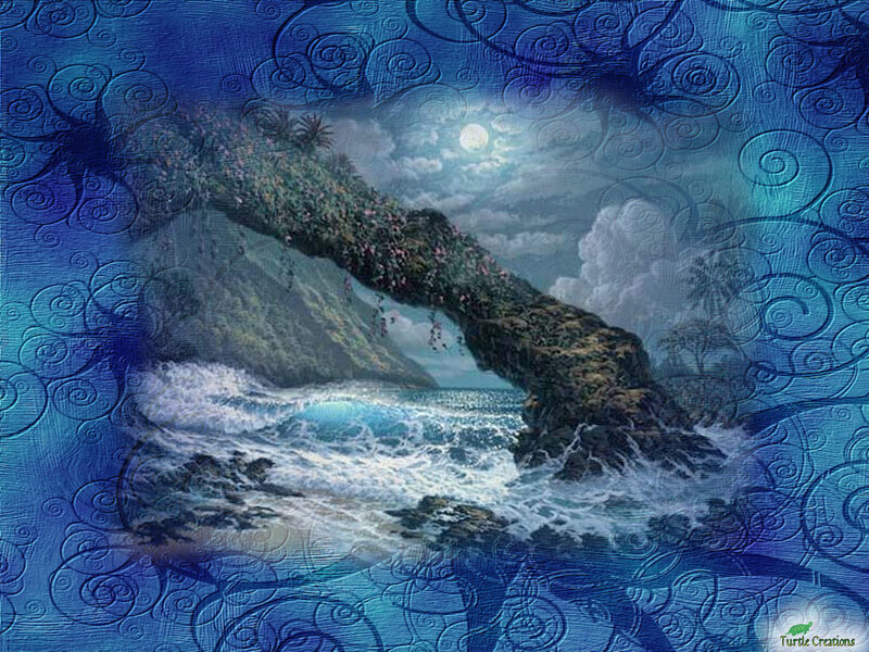 Rock Arch over Ocean