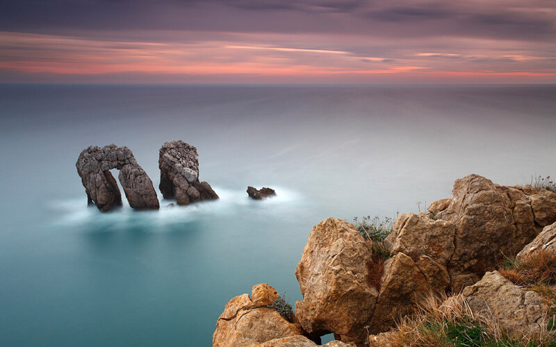 Rock Arches in Ocean